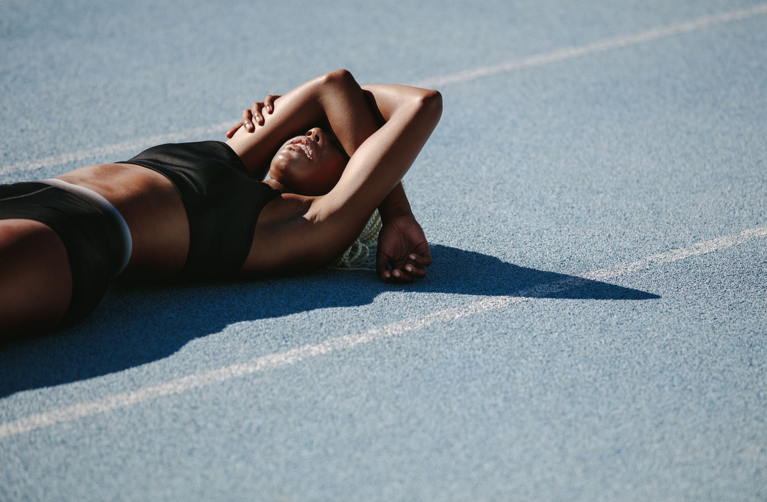 Athlete resting