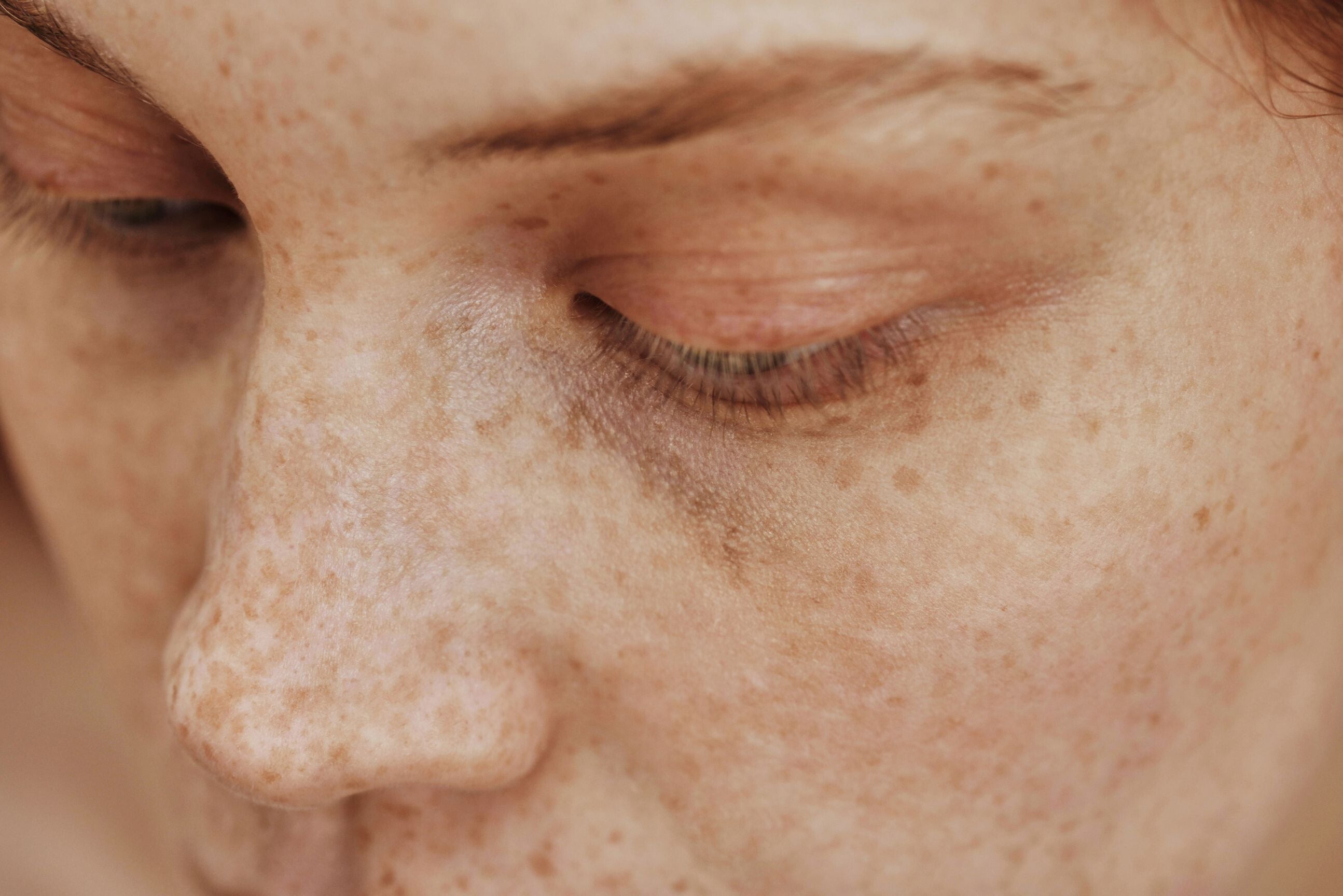 Close up of woman face